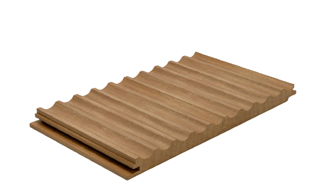 Delta fluted wooden panel